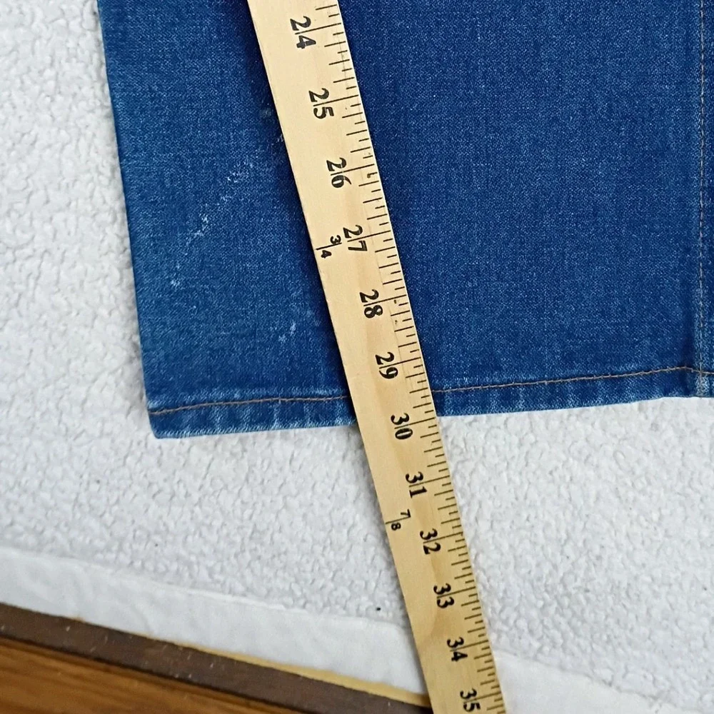 Vintage Wrangler 945DEN Jeans Men 38x30 Blue Denim USA Made Straight Leg Utility